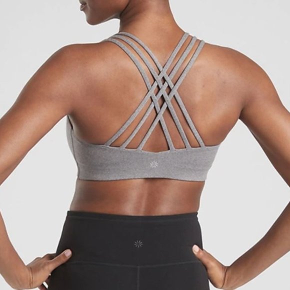Athleta Other - NWOT Athleta Gray Hyper Focused Sports Bra